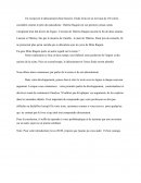 Introduction et plan de commentaire de l'excipit de Thérése Raquin