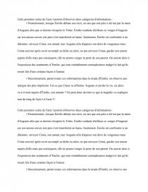 Commentaire De La Scene 1 De L Acte I De Cinna Par Corneille Commentaire De Texte Laminae