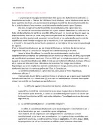 Le Controle De Constitutionnalite A Priori Des Lois Dissertation Jeannegrm