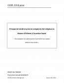 Principe de laïcité et prise en compte du fait religieux en Maison d’Enfants à Caractère Social