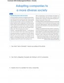 Adapting companies to a more diverse society Adapting companies to a more diverse society