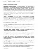 Marketing et études de marché Marketing et études de marché