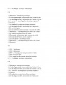 Programme du cours de psychologie, sociologie, anthropologie Programme du cours de psychologie, sociologie, anthropologie