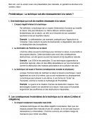 L'impact de la technique sur la nature L'impact de la technique sur la nature