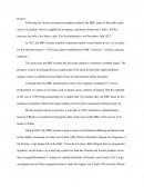 The history of the BBC The history of the BBC