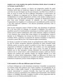La montée contemporaine des partis d'extrême droite dans le mond et en Europe La montée contemporaine des partis d'extrême droite dans le mond et en Europe