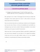 L'accord du participe passé L'accord du participe passé